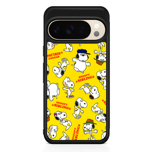Snoopy and Siblings Dance Google Pixel 10 Pro XL Case | Slim Google Pixel 10 Pro XL Protective Case
