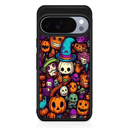 Horror Halloween Themed Google Pixel 10 Pro Case | Slim Google Pixel 10 Pro Rubber Case