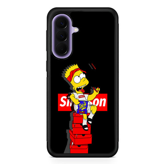 The Stylish Bart Simpson Samsung Galaxy A57 Case | Slim Samsung Galaxy A57 Rubber Case