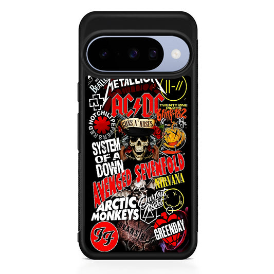 Logo Band Legends Google Pixel 10 Case | Google Pixel 10 Rubber Protective Case