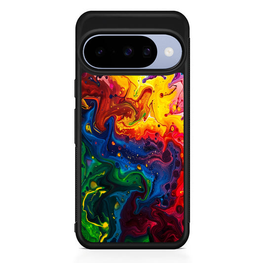 Abstract Liquid Marble Aesthetic Google Pixel 10 Case | Google Pixel 10 Rubber Protective Case