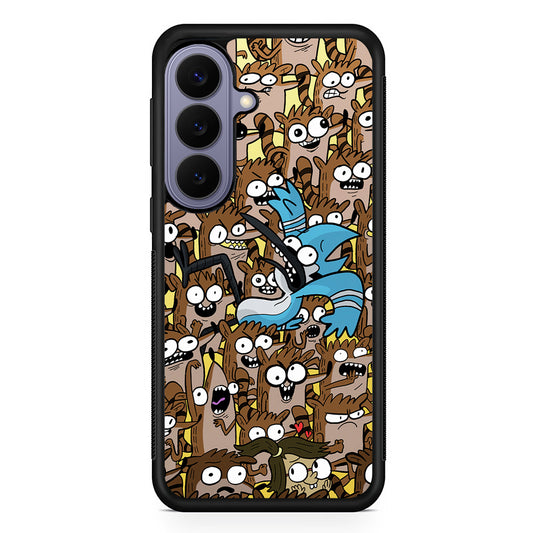 Regular Show Rigby Mordecai Cartoon Samsung Galaxy S26 Case | Durable Rubber Case for Samsung Galaxy S26