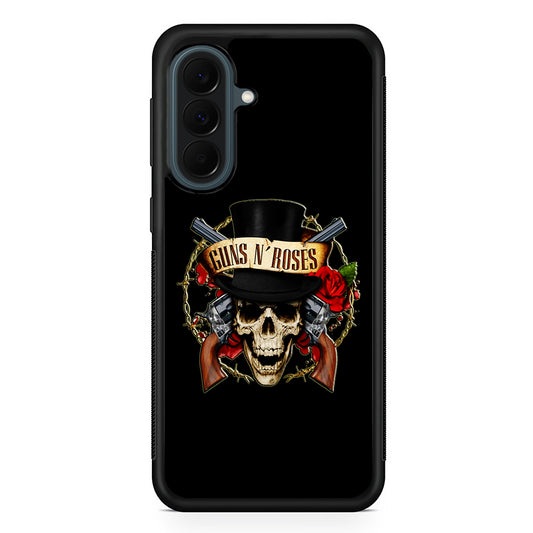 Guns N Roses Rock Skull Samsung Galaxy A37 Case | Samsung Galaxy A37 Rubber Phone Case