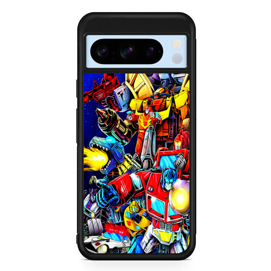 Autobot From Transformers Google Pixel 8 Pro Case | Slim Rubber Case for Google Pixel 8 Pro