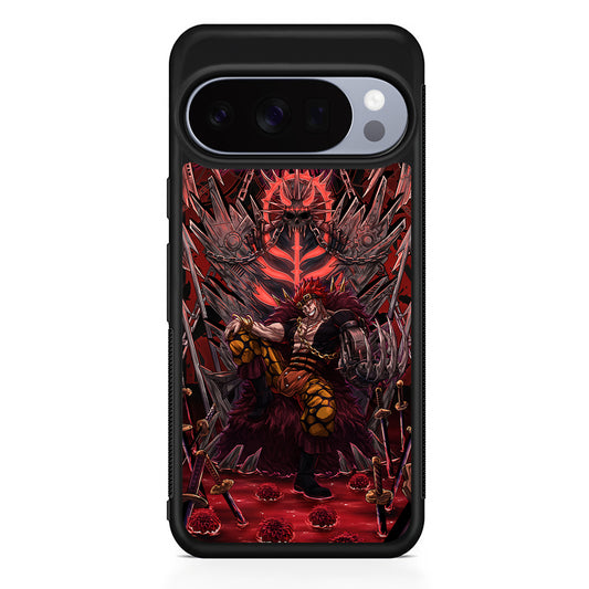 One Piece Eustass Captain Kid Google Pixel 10 Pro Case | Slim Google Pixel 10 Pro Rubber Case