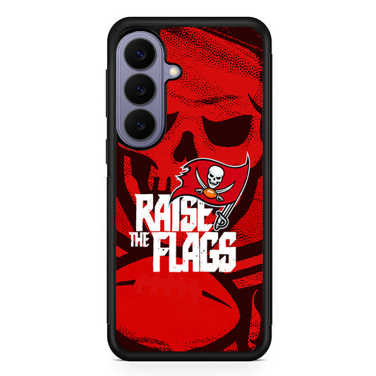 NFL Tampa Bay Buccaneers Flags Samsung Galaxy S26 Case | Durable Rubber Case for Samsung Galaxy S26