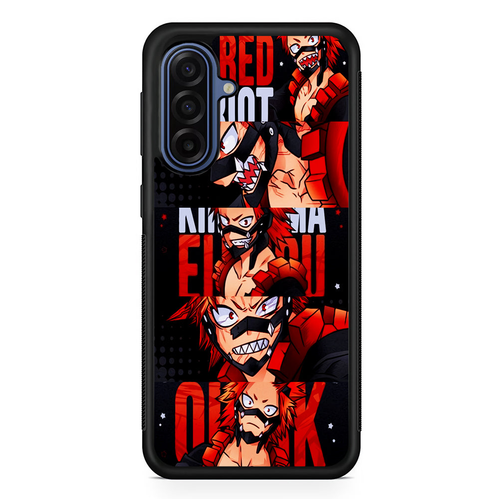 Red Riot Eijiro Kirishima Aesthetic Samsung Galaxy A17 Case | Slim Protective Phone Cover