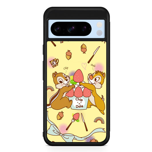 Chip N Dale Are On A Date Google Pixel 8 Pro Case | Slim Rubber Case for Google Pixel 8 Pro