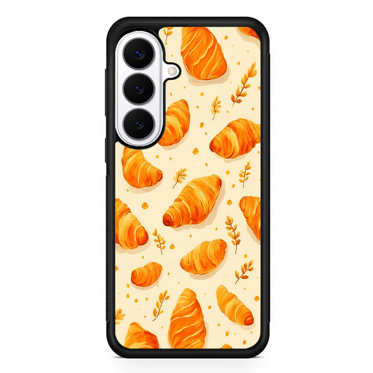Croissant Dessert Pattern Samsung Galaxy S26 Plus Case | Slim Protective Cover for Samsung Galaxy S26 Plus