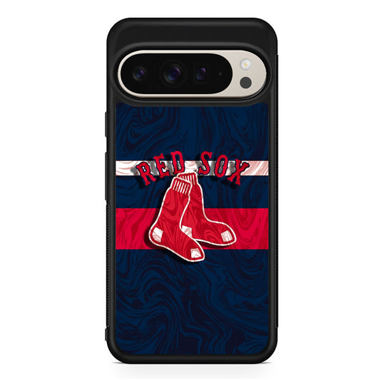 MLB Boston Red Sox Logo Google Pixel 9 Pro Case | Slim Protective Cover