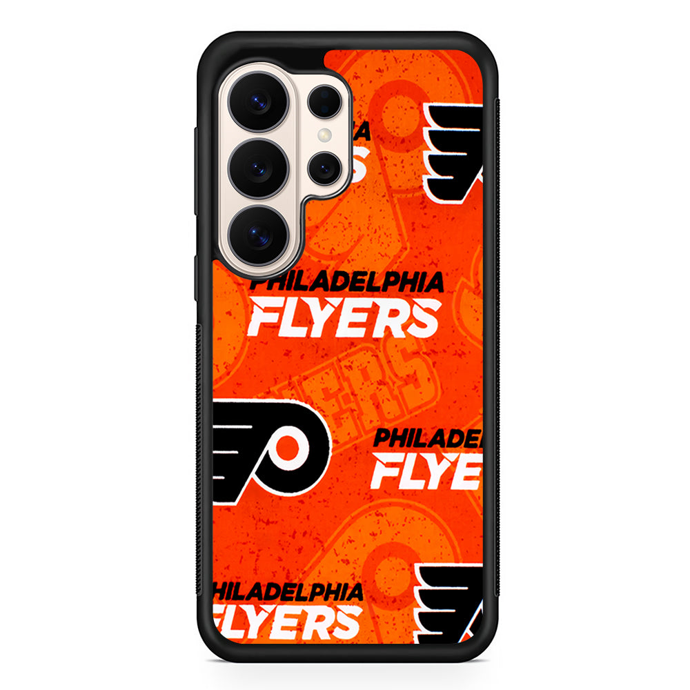 NHL Philadelphia Flyers Pattern Samsung Galaxy S26 Ultra Case | Slim Protective Case for Samsung Galaxy S26 Ultra