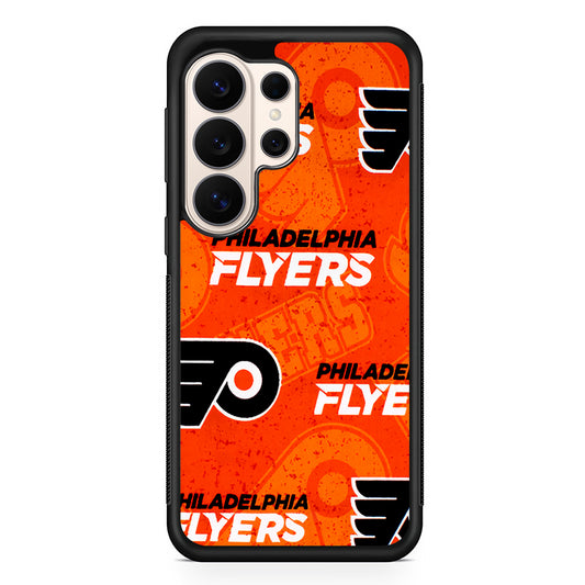 NHL Philadelphia Flyers Pattern Samsung Galaxy S26 Ultra Case | Slim Protective Case for Samsung Galaxy S26 Ultra