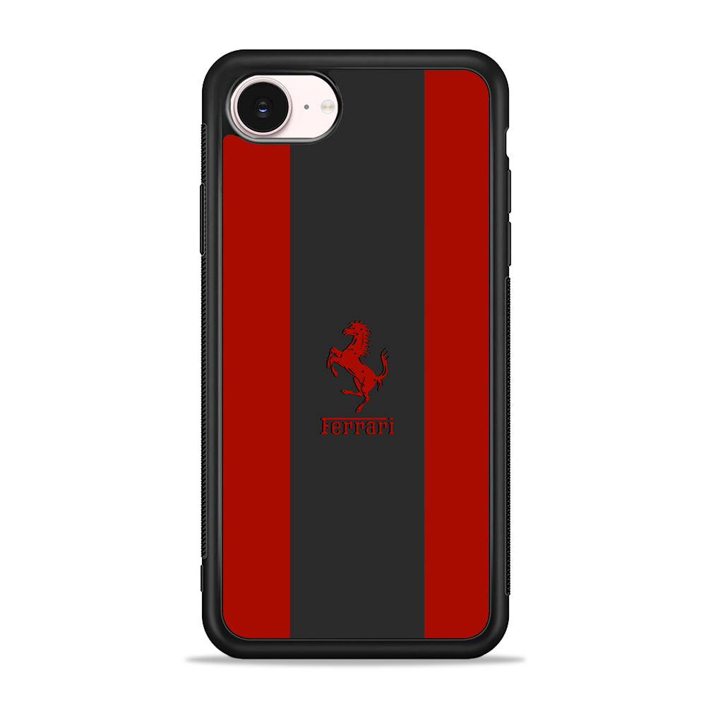 Ferrari Silhouette of Signature iPhone 17e Case - Silicone Case