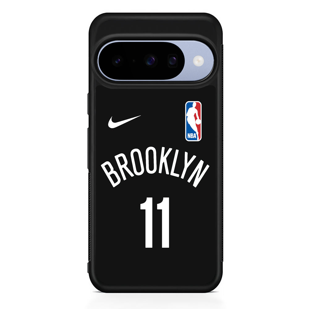 Nike Brooklyn Jersey Google Pixel 10 Case | Google Pixel 10 Rubber Protective Case