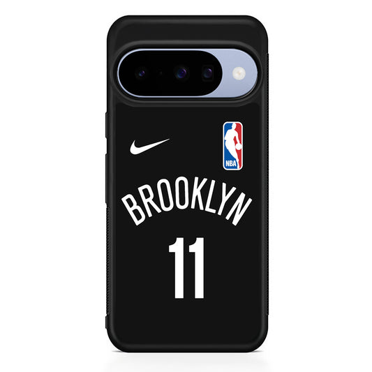 Nike Brooklyn Jersey Google Pixel 10 Case | Google Pixel 10 Rubber Protective Case