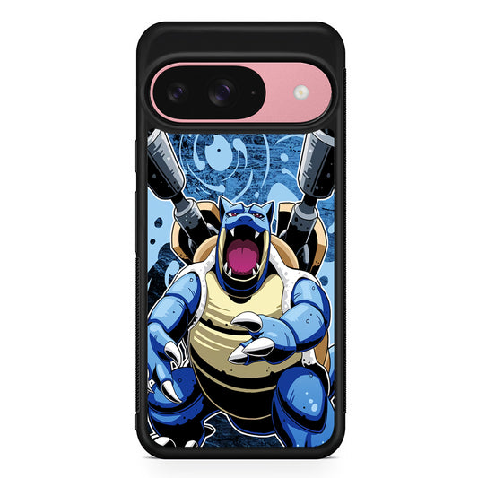 Blastoise Pokemon Google Pixel 9 Case | Google Pixel 9 Protective Rubber Case