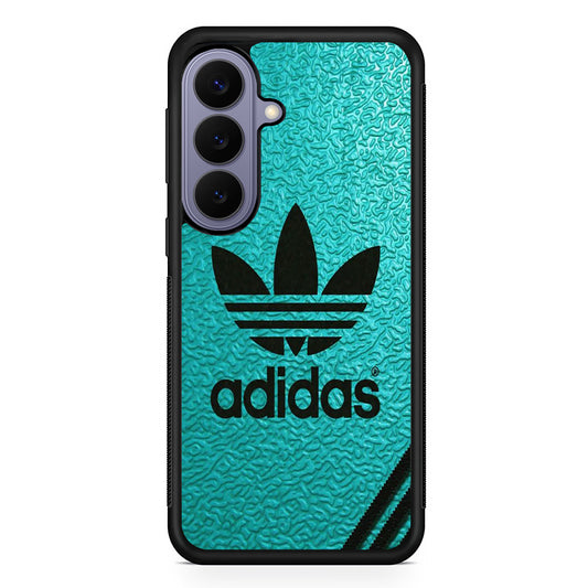 Adidas Blue Abstract Strap Samsung Galaxy S26 Case | Slim Protective Rubber Case for Samsung S26