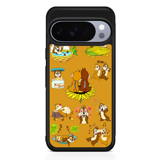 Chip N Dale Daily Activities Google Pixel 10 Pro Case | Slim Google Pixel 10 Pro Rubber Case