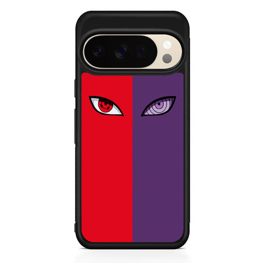 Naruto Sharingan and Rinnegan Google Pixel 10 Pro XL Case | Slim Google Pixel 10 Pro XL Protective Case