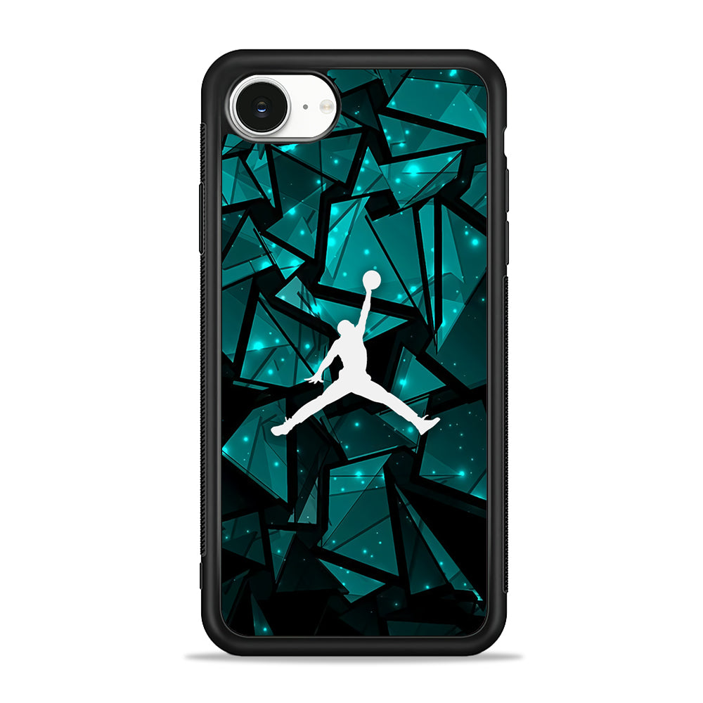 Air Jordan Shards of Crystal iPhone 16e Case - Slim Silicone Case