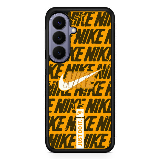 Nike Patern in Yellow Samsung Galaxy S26 Case | Lightweight Samsung Galaxy S26 Phone Case