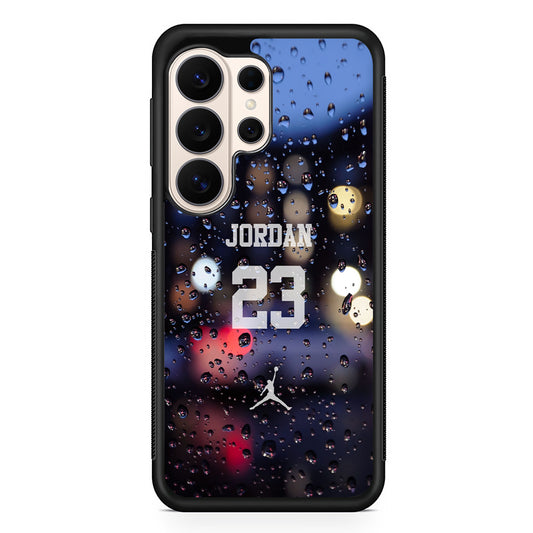 Air Jordan Glow from Rainy Night Samsung Galaxy S26 Ultra Case | Durable Samsung Galaxy S26 Ultra Phone Case