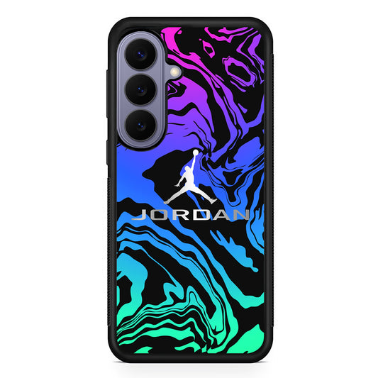 Air Jordan Silver Gradation Samsung Galaxy S26 Case | Slim Protective Rubber Case for Samsung S26