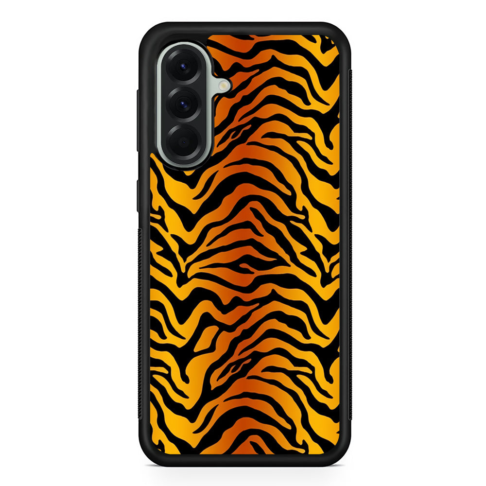 Tiger Stripe Skin Pattern Samsung Galaxy A56 Case | Samsung Galaxy A56 Protective Rubber Case