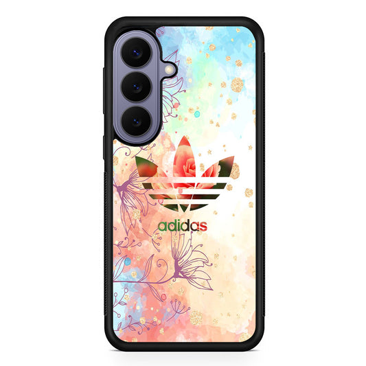 Adidas Rose Spring Samsung Galaxy S26 Case | Slim Protective Rubber Case for Samsung S26