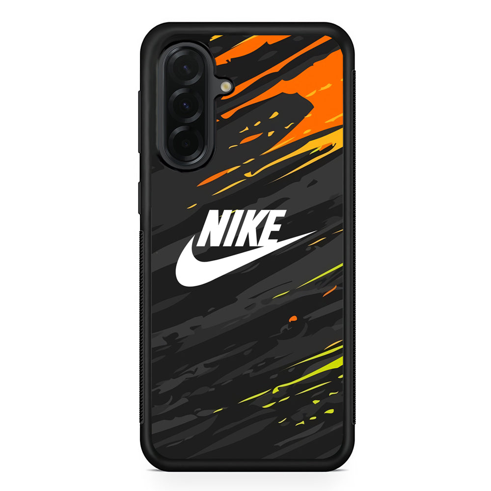Nike Grey Dominant Abstract Samsung Galaxy A36 Case | Durable Samsung Galaxy A36 Cover