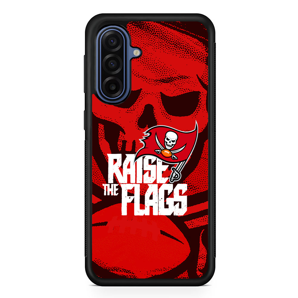 NFL Tampa Bay Buccaneers Flags Samsung Galaxy A17 Case | Slim Protective Phone Cover