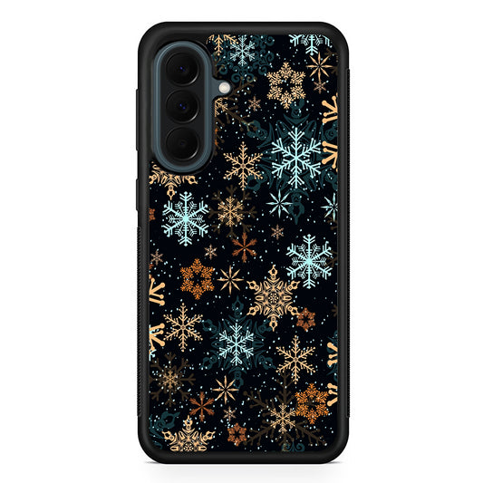 Snowflakes Winter Samsung Galaxy A37 Case | Samsung Galaxy A37 Rubber Phone Case