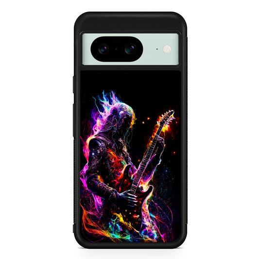 Rock Heavy Metal Guitar Google Pixel 8 Case | Durable Protective Cover for Google Pixel 8