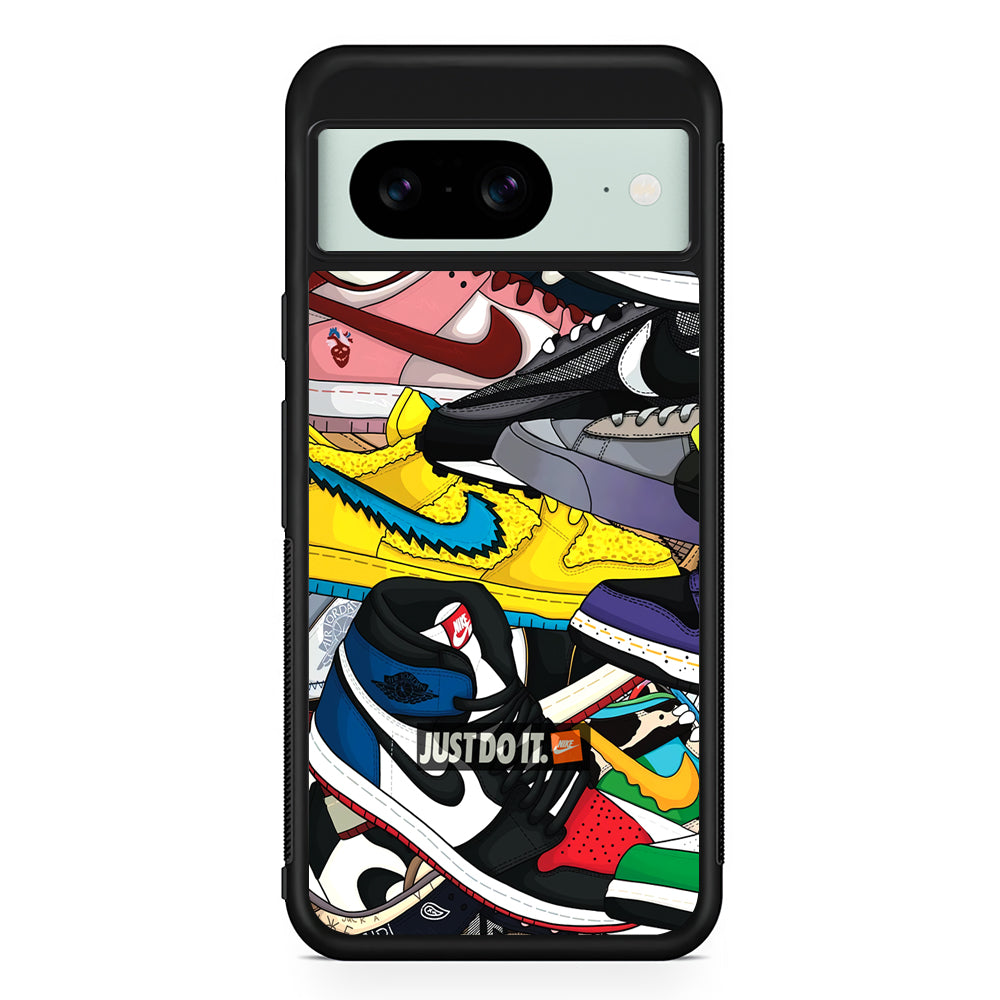 Nike List of Priceless Google Pixel 8 Case | Slim Rubber Case for Google Pixel 8