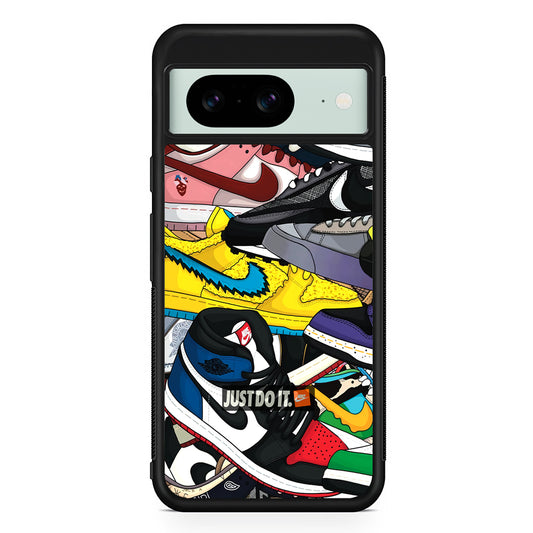 Nike List of Priceless Google Pixel 8 Case | Slim Rubber Case for Google Pixel 8