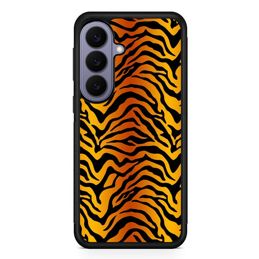 Tiger Stripe Skin Pattern Samsung Galaxy S26 Case | Durable Rubber Case for Samsung Galaxy S26