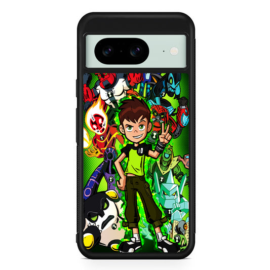 Ben 10 and All Alien Google Pixel 8 Case | Durable Protective Cover for Google Pixel 8