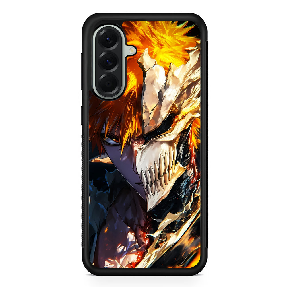 Bleach Ichigo Kurosaki Half Mask Samsung Galaxy A56 Case | Samsung Galaxy A56 Protective Rubber Case