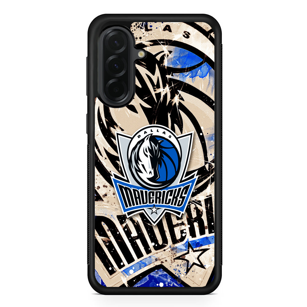 NBA Dallas Mavericks Logo Samsung Galaxy A36 Case | Protective Rubber Cover