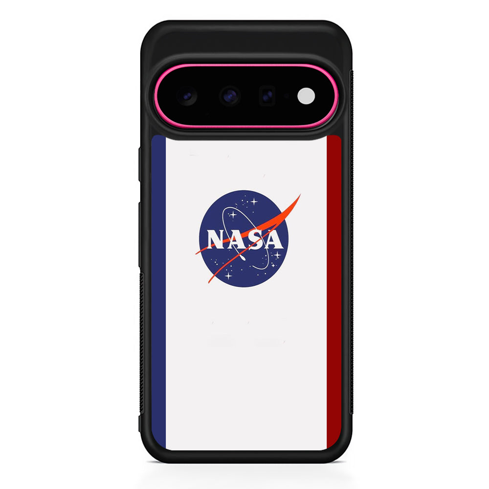 Nasa Stripe Blue Red Emblem Google Pixel 11 Case - Stylish Protective Phone Case