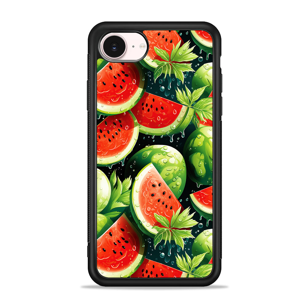 Watermelon Summer Fresh Fruit iPhone 17e Case - Silicone Case