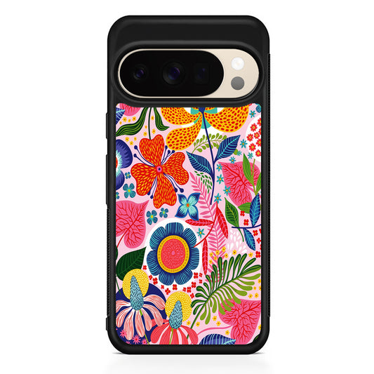 Exotic Floral Aesthetic Google Pixel 10 Pro XL Case | Slim Google Pixel 10 Pro XL Protective Case