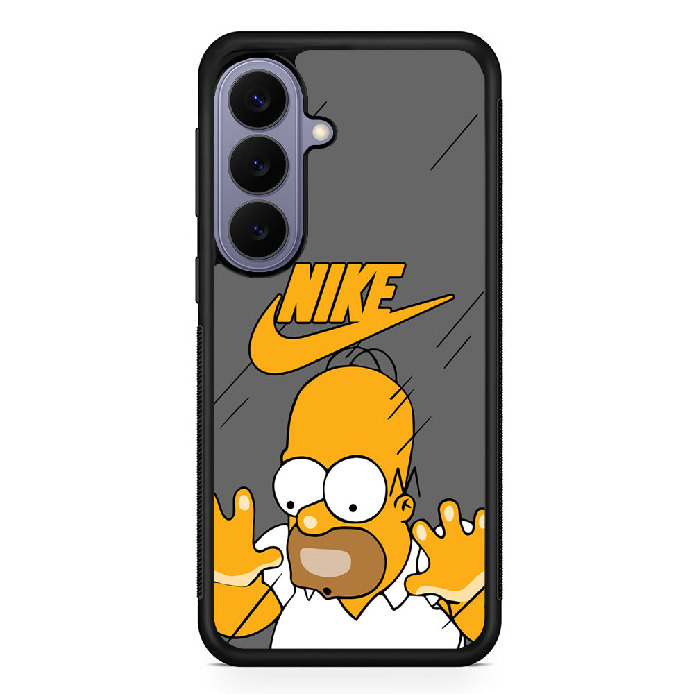 Nike Homer Simpson Character Samsung Galaxy S26 Case | Lightweight Samsung Galaxy S26 Phone Case