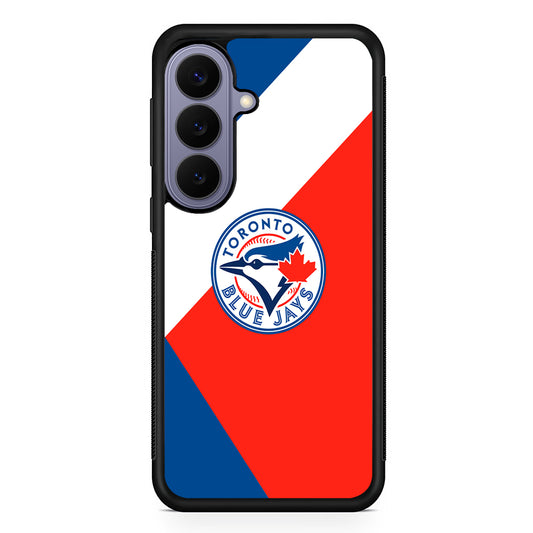 MLB Toronto Blue Jays Logo Samsung Galaxy S26 Case | Durable Rubber Case for Samsung Galaxy S26