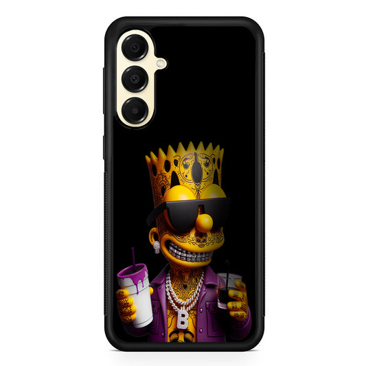 Bart Simpson The Rapper Samsung Galaxy A16 Case | Slim Rubber Samsung Galaxy A16 Case
