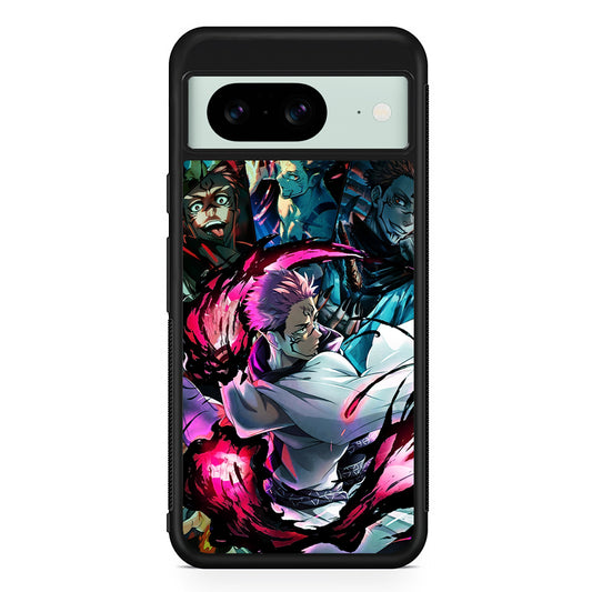 Jujutsu Kaisen Sukuna Aesthetic Google Pixel 8 Case | Durable Protective Cover for Google Pixel 8