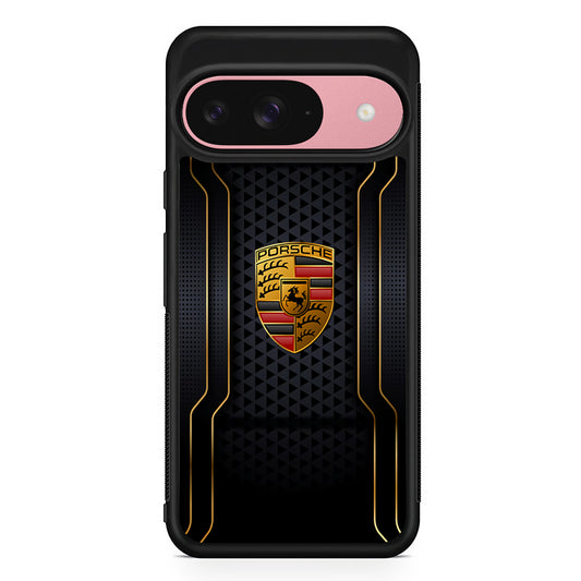 Porsche Emblem  Wall Google Pixel 9 Case | Durable Google Pixel 9 Cover