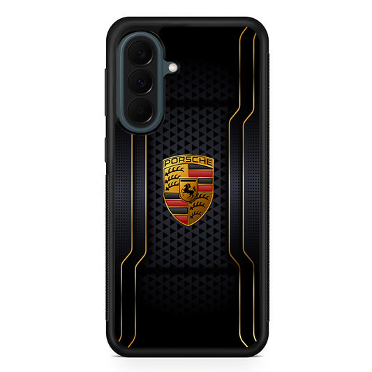 Porsche Emblem  Wall Samsung Galaxy A37 Case | Samsung Galaxy A37 Rubber Phone Case