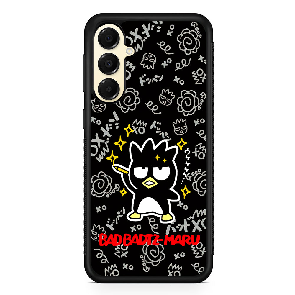 Badtz Maru Sanrio Black Samsung Galaxy A16 Case | Slim Rubber Samsung Galaxy A16 Case