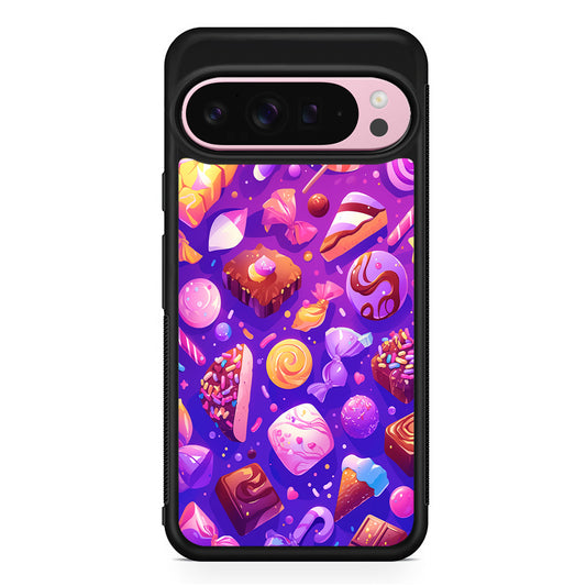 Various Kinds of Sweets and Candies Google Pixel 9 Pro XL Case | Protective Cover